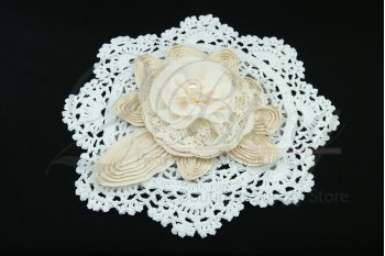 Collar Applique - Beige (Style-2 "Pearly")